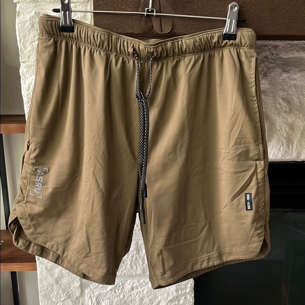 ASRV Men's Athletic Tan Shorts 7” Liner